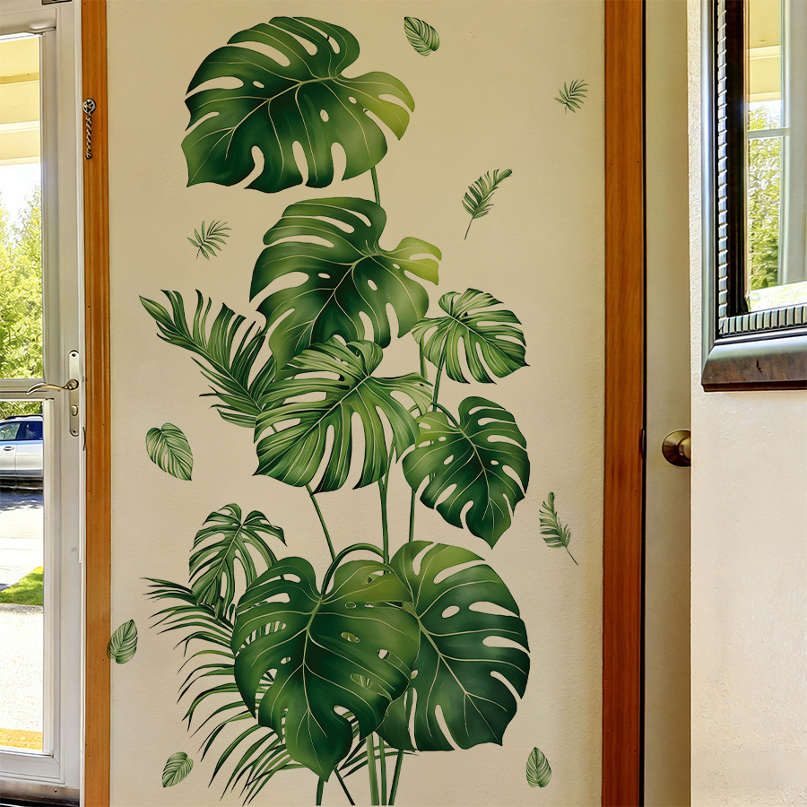Monstera Thai Constellation - Pegatinas de Pared con Hojas Verdes