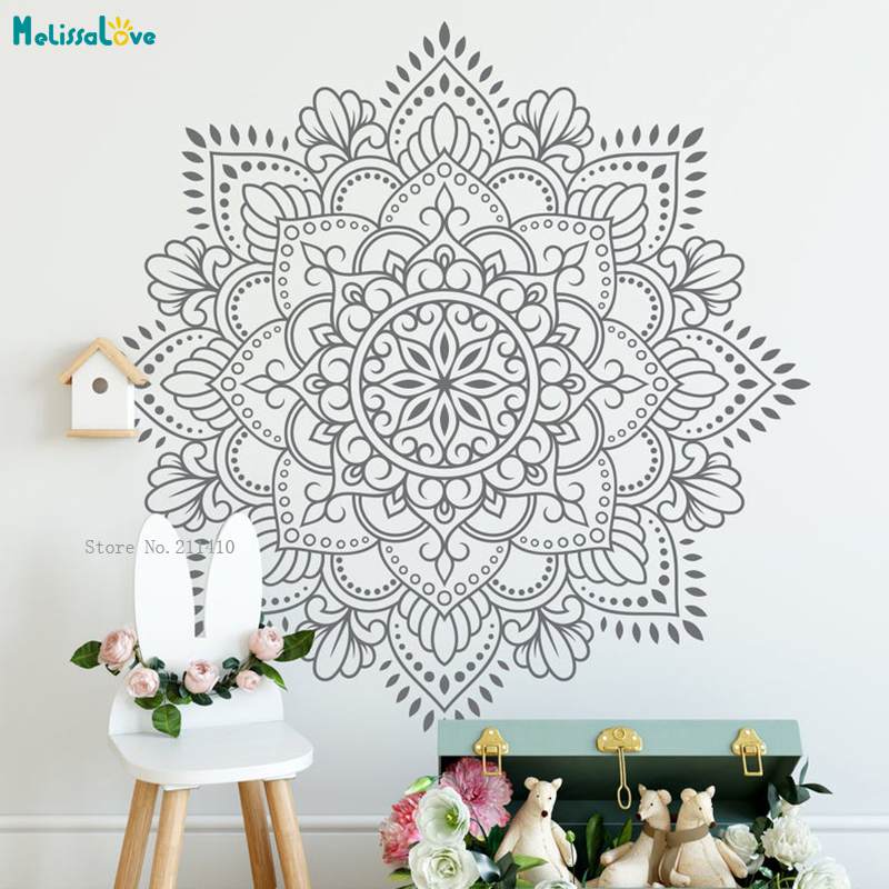 Monstera Thai Constellation - Pegatina artística de pared de Mandala