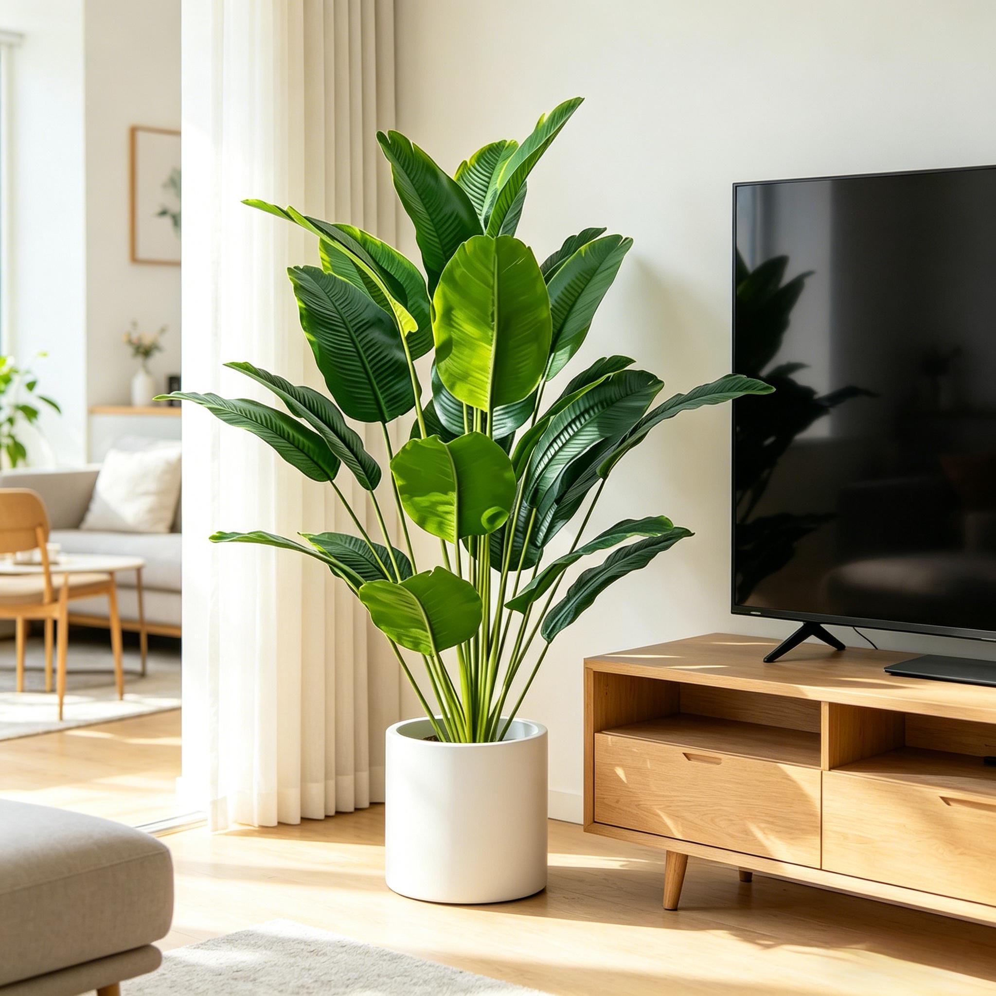 Plantas Artificiales Grandes d - Fiddle Leaf Fig reseña y precio
