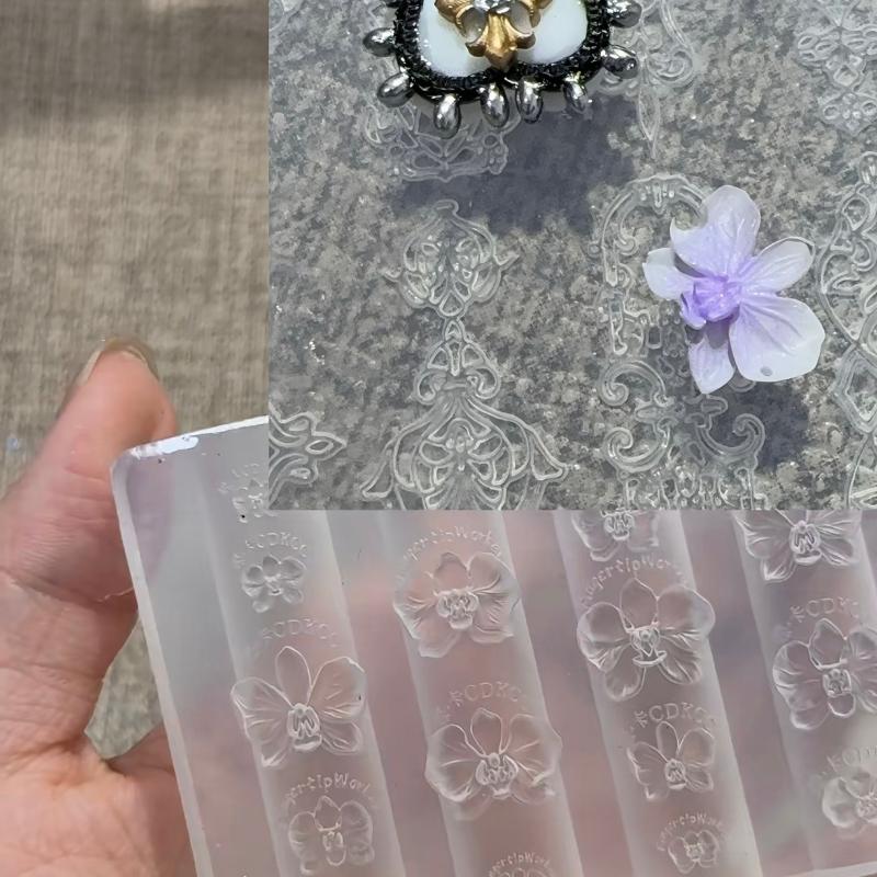 Molde de Silicona 3D para Uñas - Orchid Phalaenopsis reseña y precio