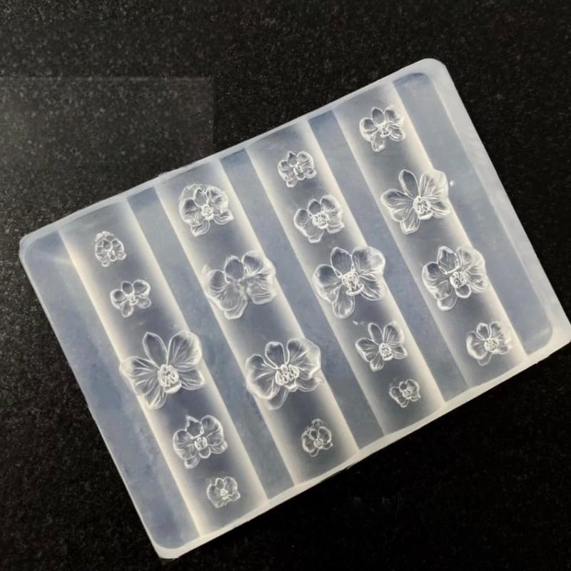 Molde de Silicona 3D para Uñas - Orchid Phalaenopsis reseña y precio
