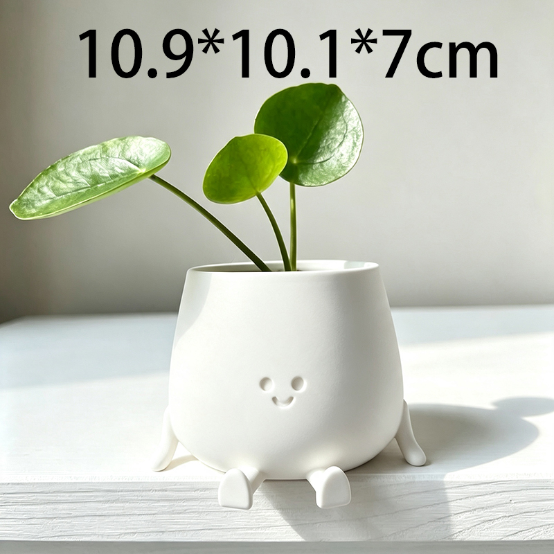 Maceta con Cara Sonriente Impr - Cactus Mix Pot reseña y precio