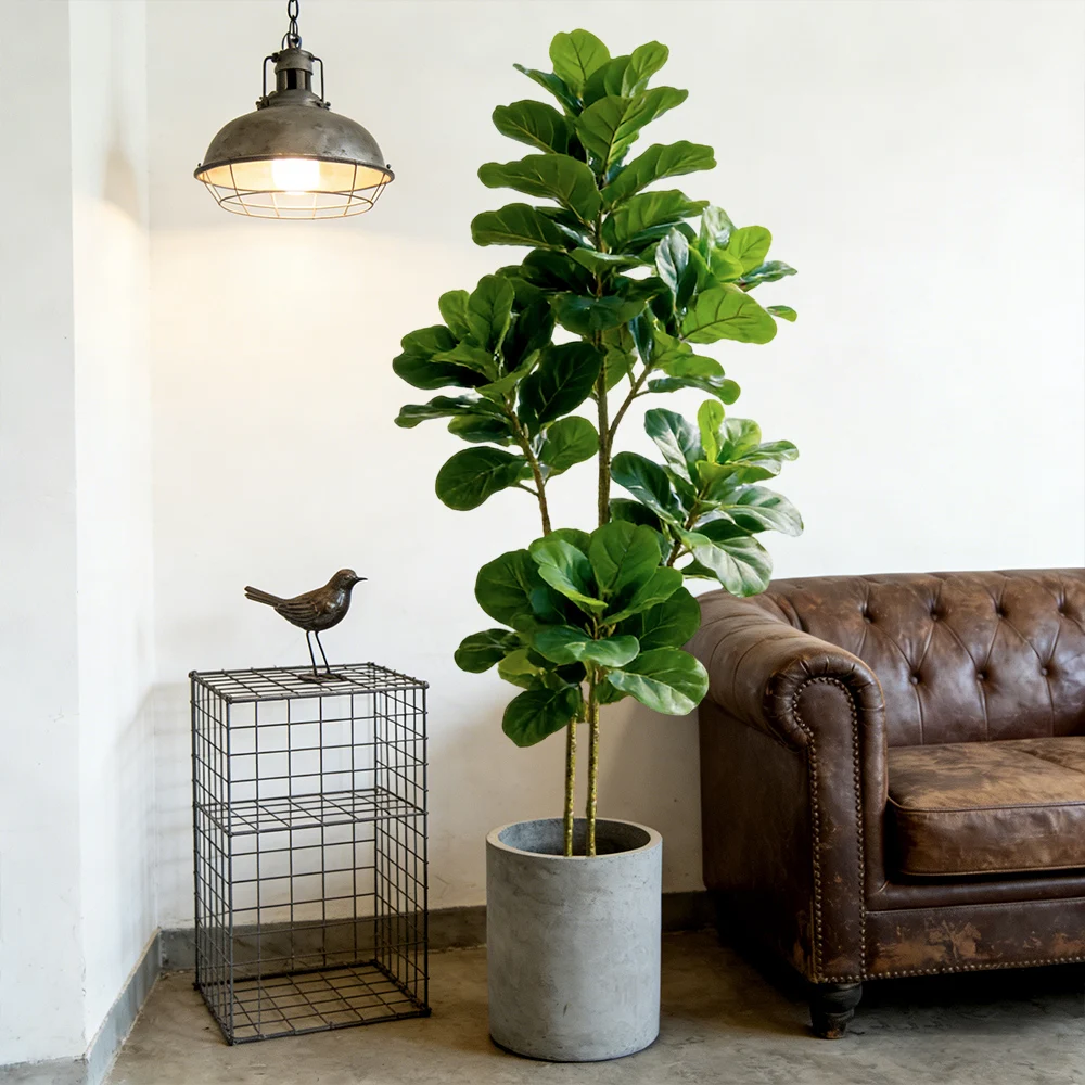 Árbol artificial de figo de 64 - Fiddle Leaf Fig reseña y precio