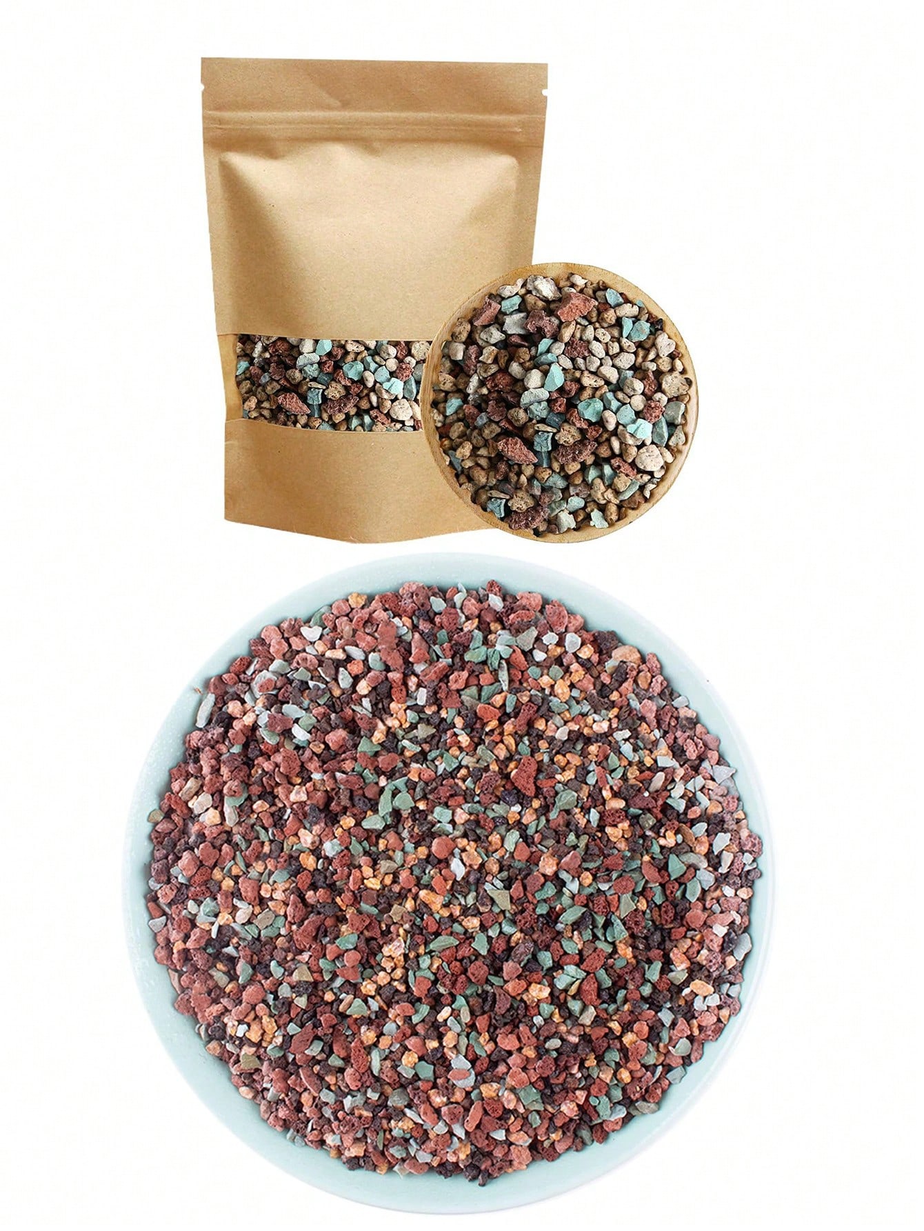 Mezcla de guijarros de roca de - Cactus Mix Pot reseña y precio